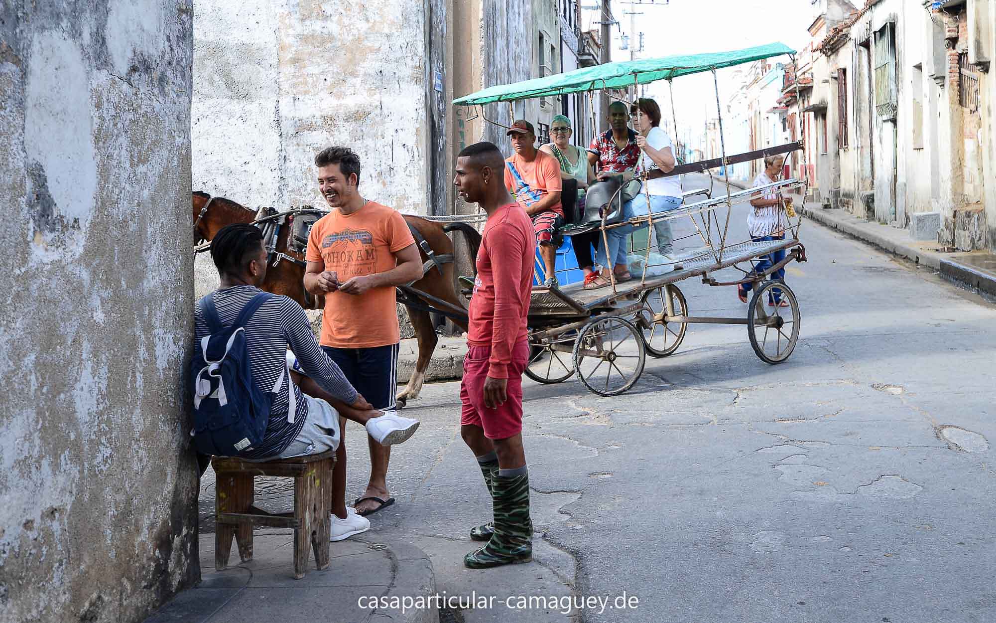 Typische Szene auf Kubas Straßen